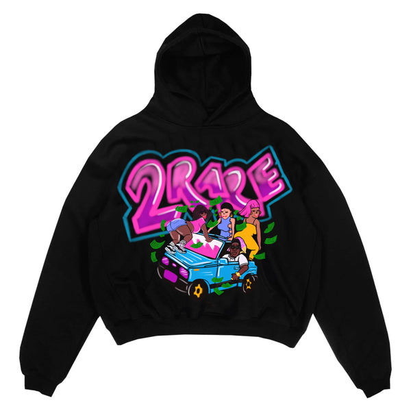 2RARE Hoodie | Last Ride | Black - ALT